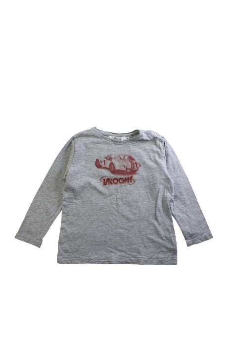 A Grey Long Sleeve T Shirts from Bonpoint in size 3T for boy. (Front View)