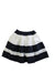 A Black Mid Skirts from Bonpoint in size 4T for girl. (Back View)