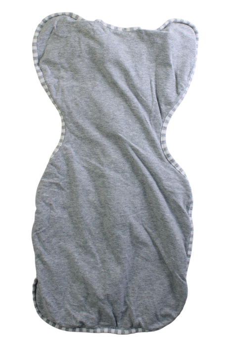 A Grey Sleepsacs from Love To Dream in size 0-3M for neutral. (Back View)