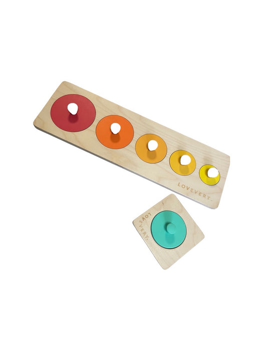 A Red Educational Games & Activity Sets from Lovevery in size 6-12M for neutral. (Front View)