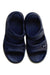 A Navy Sandals from Crocs in size 5T for boy. (Back View)