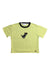 A Yellow Short Sleeve T Shirts from Felix & Mina in size 4T for boy. (Front View)