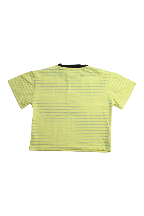 A Yellow Short Sleeve T Shirts from Felix & Mina in size 4T for boy. (Back View)