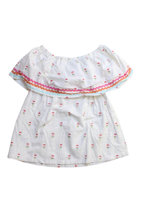 A Multicolour Short Sleeve Tops from Hatley in size 5T for girl. (Back View)
