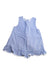 A Blue Sleeveless Dresses from Mothercare in size 7Y for girl. (Front View)