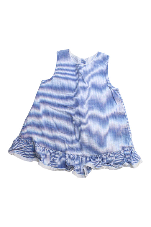 A Blue Sleeveless Dresses from Mothercare in size 7Y for girl. (Front View)