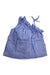 A Blue Sleeveless Tops from Crewcuts in size 3T for girl. (Back View)