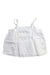 A White Sleeveless Tops from Hilly Chrisp in size 6T for girl. (Back View)
