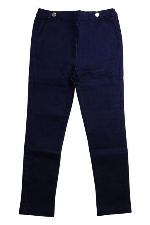 A Navy Casual Pants from Jacadi in size 8Y for boy. (Front View)