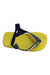 A Yellow Flip Flops from Havaianas in size 18-24M for girl. (Front View)