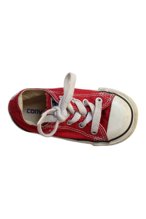A Red Sneakers from Converse in size 18-24M for neutral. (Front View)