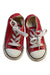 A Red Sneakers from Converse in size 18-24M for neutral. (Back View)