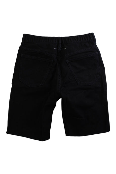 A Black Shorts from MM6 Maison Margiela in size 12Y for girl. (Back View)