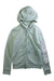 A Green Zippered Sweatshirts from Adidas in size 13Y for girl. (Front View)
