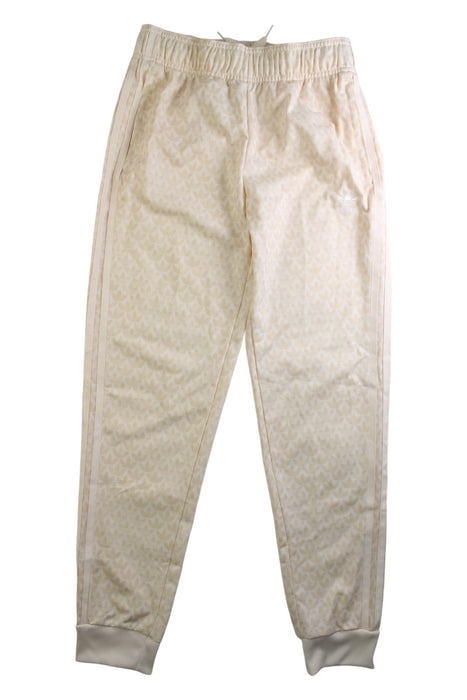 A Ivory Sweatpants from Adidas in size 14Y for girl. (Front View)