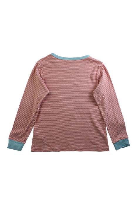 A Pink Long Sleeve T Shirts from Petit Bateau in size 8Y for neutral. (Back View)