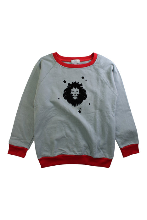 A Grey Crewneck Sweatshirts from Wild & Gorgeous in size 10Y for girl. (Front View)