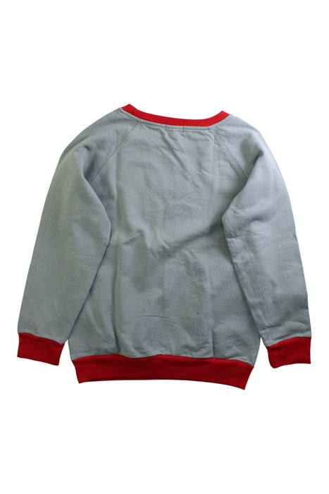 A Grey Crewneck Sweatshirts from Wild & Gorgeous in size 10Y for girl. (Back View)
