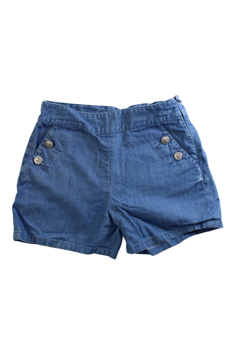A Blue Shorts from Brooks Brothers in size 6T for girl. (Front View)