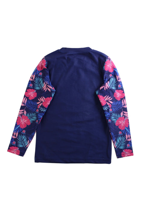 A Multicolour Rash Guards from Mazu in size 7Y for boy. (Back View)