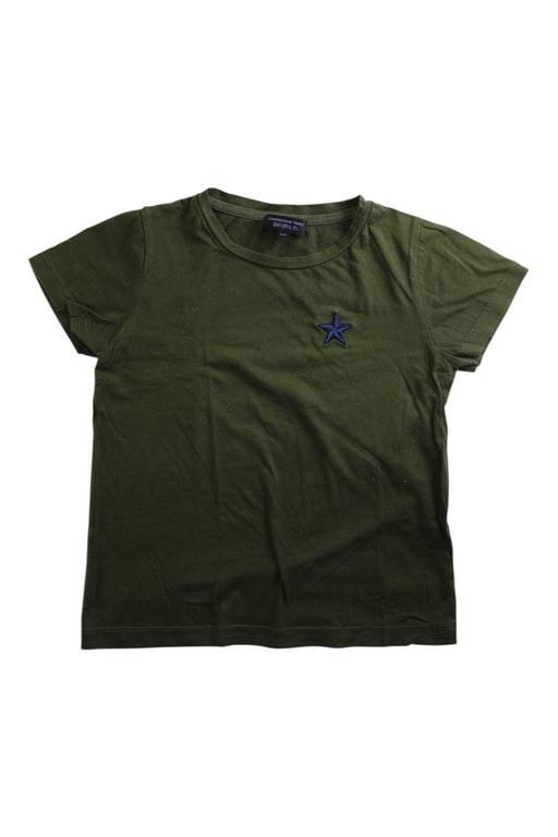 A Green Short Sleeve T Shirts from Shanghai Tang in size 4T for boy. (Front View)