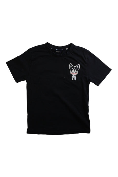 A Black Short Sleeve T Shirts from MLB in size 5T for boy. (Front View)