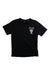 A Black Short Sleeve T Shirts from MLB in size 5T for boy. (Front View)