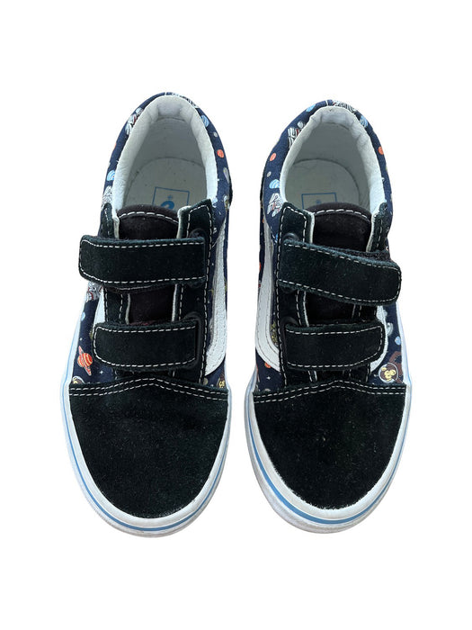 A Black Sneakers from Vans in size 6T for neutral. (Front View)