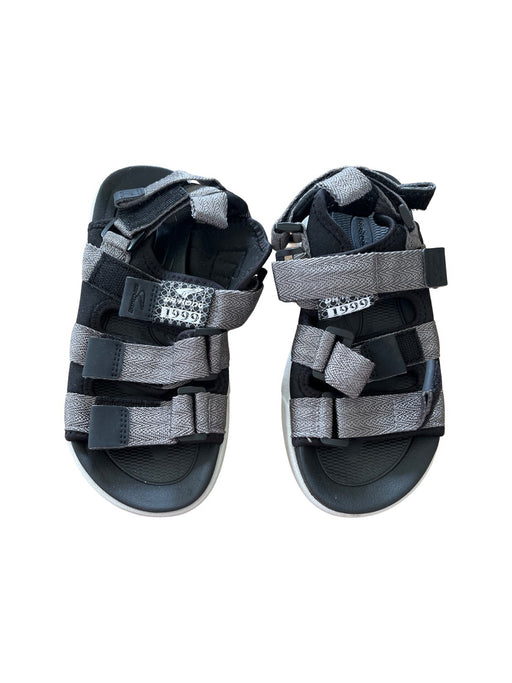 A Black Sandals from Dr. Kong in size 5T for neutral. (Front View)