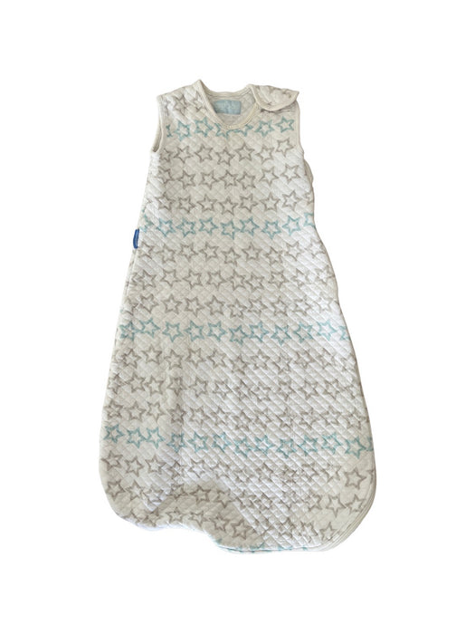 A White Sleepsacs from Grobag in size 6-12M for neutral. (Front View)