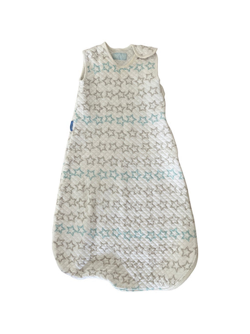A White Sleepsacs from Grobag in size 6-12M for neutral. (Front View)