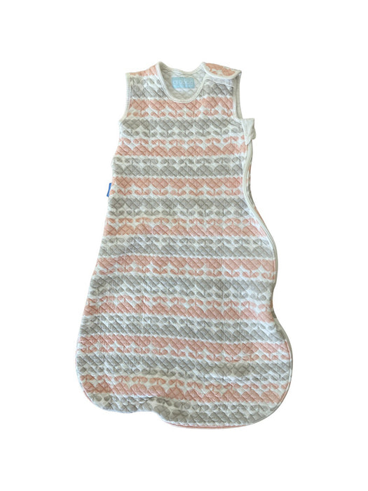 A Peach Sleepsacs from Grobag in size 12-18M for neutral. (Front View)