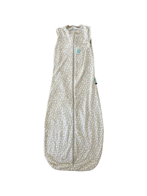 A Beige Sleepsacs from ErgoPouch in size 0-3M for neutral. (Front View)
