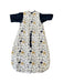 A Navy Sleepsacs from Mides in size 12-18M for neutral. (Back View)