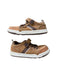 A Brown Sneakers from Stride Rite in size 5T for boy. (Back View)