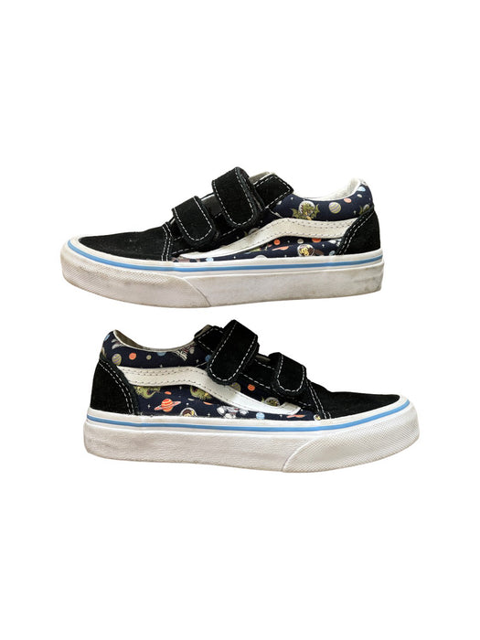 A Black Sneakers from Vans in size 6T for neutral. (Back View)