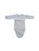 A Grey Long Sleeve Bodysuits from Petit Bateau in size 0-3M for neutral. (Back View)