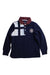A Navy Long Sleeve Polos from Hackett in size 5T for boy. (Front View)
