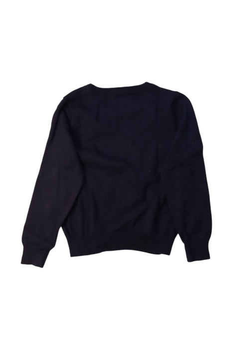 A Navy Knit Sweaters from Jacadi in size 4T for boy. (Back View)