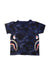 A Navy Short Sleeve T Shirts from BAPE KIDS in size 2T for boy. (Back View)