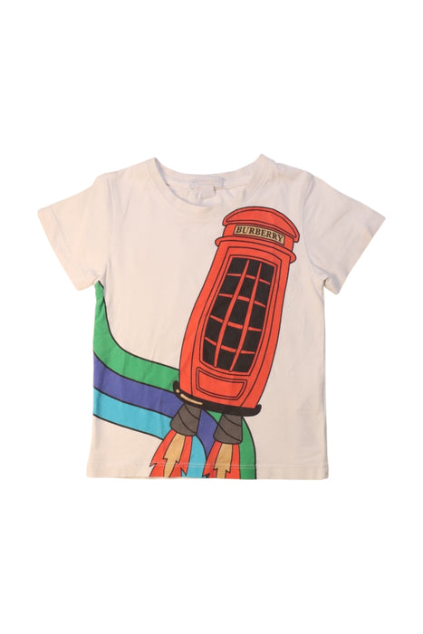 A Multicolour Short Sleeve T Shirts from Burberry in size 3T for boy. (Front View)