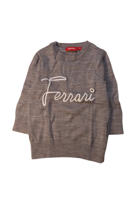 A Grey Knit Sweaters from Ferrari in size 6-12M for boy. (Front View)