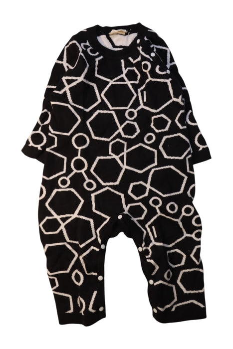 A Black Long Sleeve Jumpsuits from CIGOGNE Bébé in size 6-12M for boy. (Front View)
