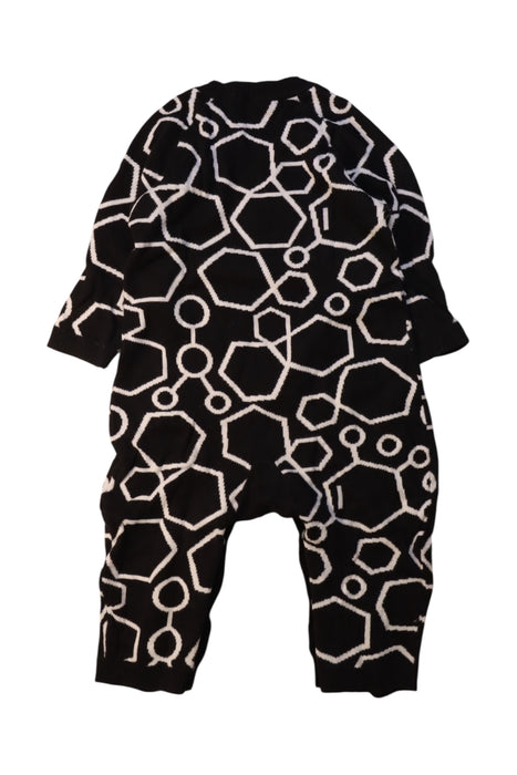 A Black Long Sleeve Jumpsuits from CIGOGNE Bébé in size 6-12M for boy. (Back View)