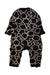 A Black Long Sleeve Jumpsuits from CIGOGNE Bébé in size 6-12M for boy. (Back View)