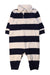 A Navy Long Sleeve Rompers from Ralph Lauren in size 3-6M for boy. (Front View)