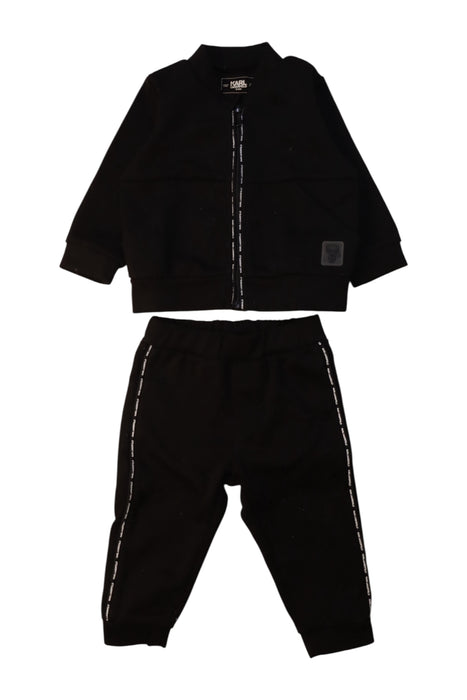 A Black Pants Sets from Karl Lagerfeld in size 6-12M for neutral. (Front View)