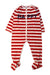 A Red Onesies from Petit Bateau in size 2T for boy. (Front View)