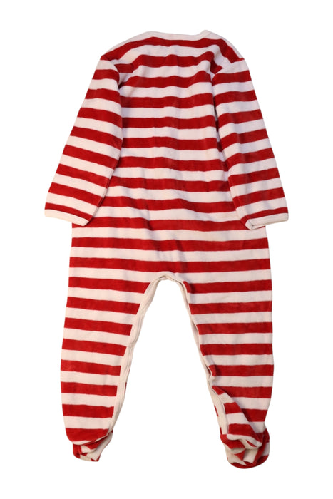 A Red Onesies from Petit Bateau in size 2T for boy. (Back View)
