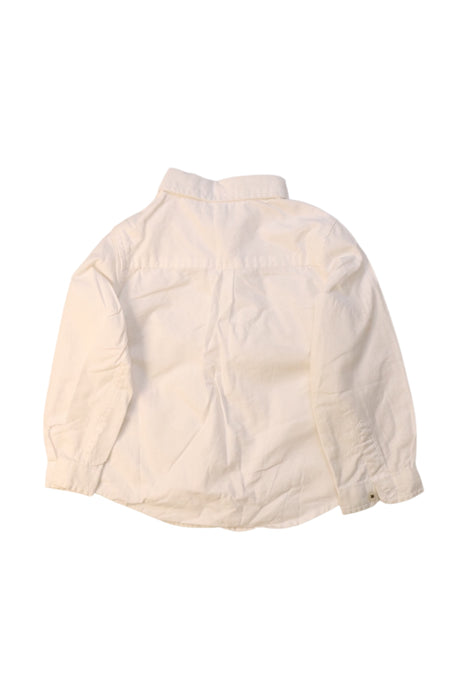 A White Long Sleeve Shirts from Jacadi in size 12-18M for boy. (Back View)